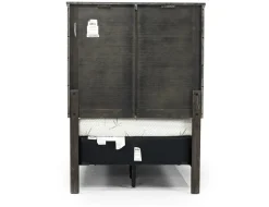 Andover Panel Bed In White, Twin