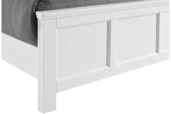Andover Panel Bed In White, Twin