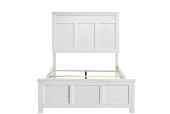 Andover Panel Bed In White, Twin