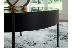 Ardoline Coffee Table & 2 End Tables In Black