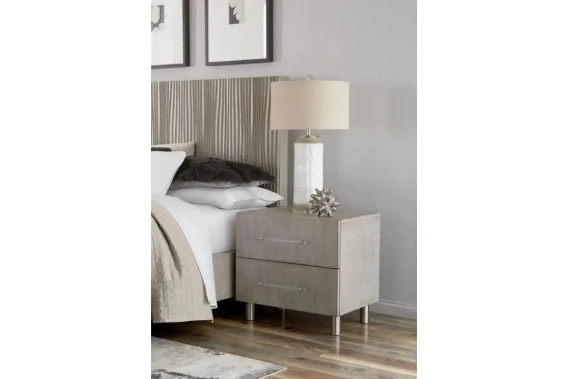 Argento Nightstand In Navy Blue