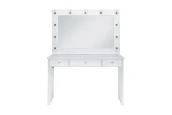 Ariana Vanity & Mirror In White