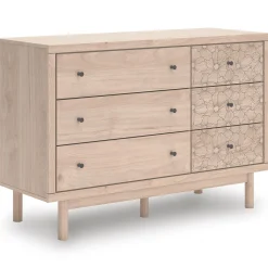 Arloster 6 Drawer Dresser In Tan