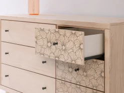 Arloster 6 Drawer Dresser In Tan