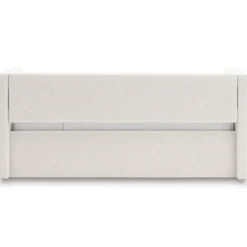 Arloster Upholstered Daybed In Tan/White, Twin