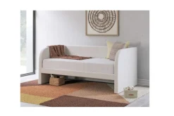 Arloster Upholstered Daybed In Tan/White, Twin
