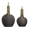 Arnav Vases In Black & Gold, Set Of 2