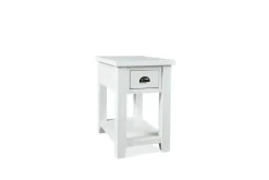 Artisans Chairside Table In Gray