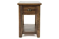 Artisans Chairside Table In Gray