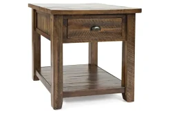 Artisans End Table In Oak