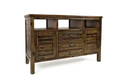 Artisans Media Console In Oak, 50 Inch
