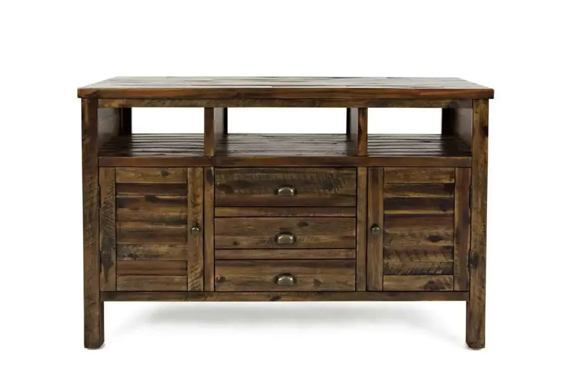 Artisans Media Console In Oak, 50 Inch
