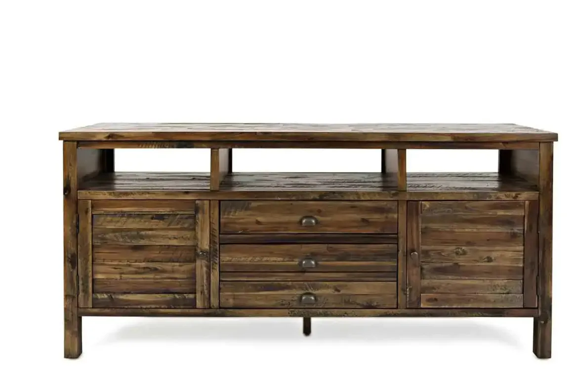 Artisans Media Console In Oak, 50 Inch