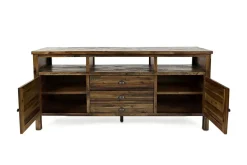 Artisans Media Console In Oak, 50 Inch