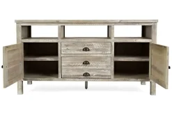 Artisans Media Console In Oak, 50 Inch