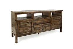Artisans Media Console In Oak, 50 Inch