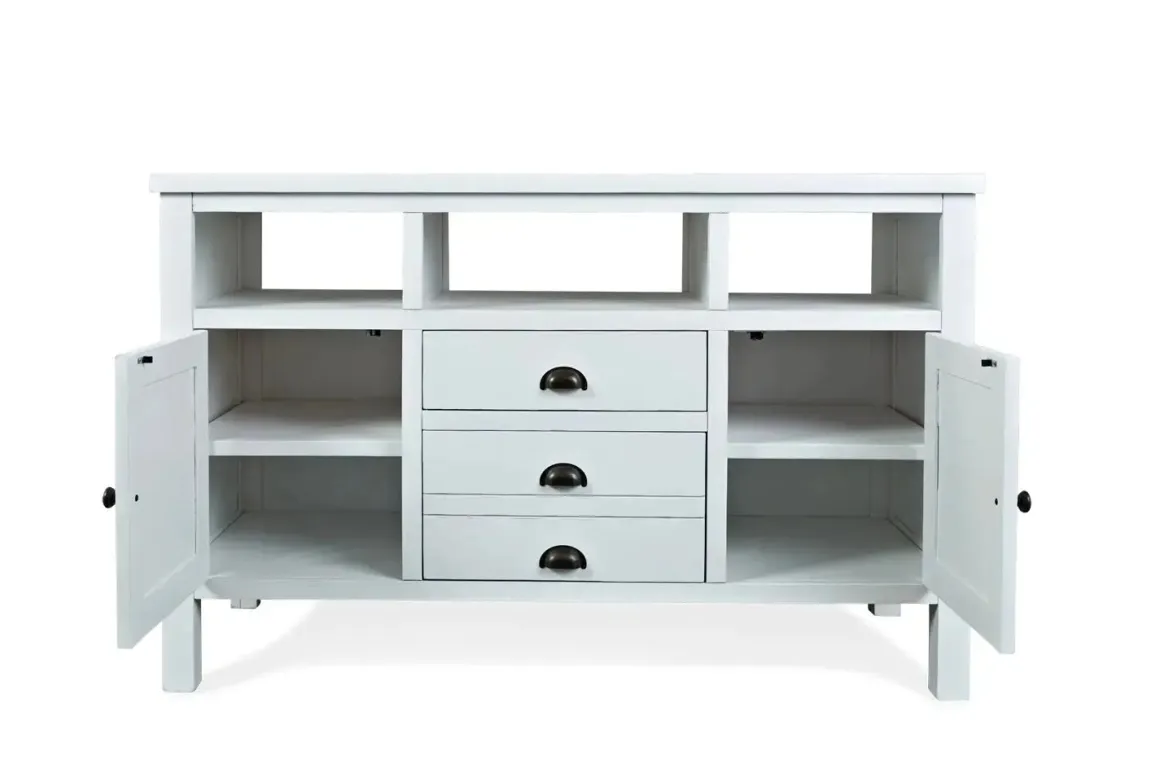 Artisans Media Console In Oak, 50 Inch