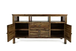 Artisans Media Console In Oak, 50 Inch