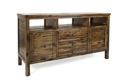 Artisans Media Console In Oak, 50 Inch