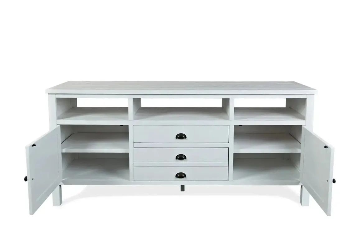 Artisans Media Console In Oak, 50 Inch