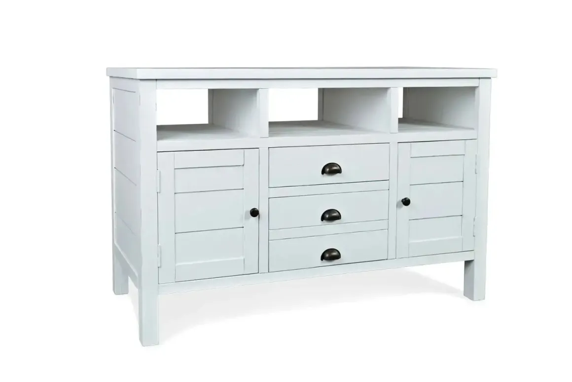 Artisans Media Console In Oak, 50 Inch