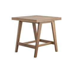 Ashton Outdoor End Table In Brown
