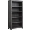 Aspen Valley Bookcase In Ravenwood Black