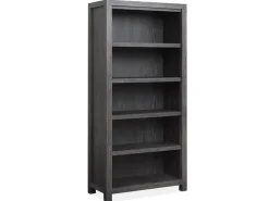 Aspen Valley Bookcase In Ravenwood Black