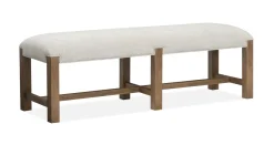 Aspen Valley Dining Bench In Ravenwood Black