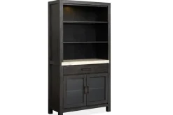 Aspen Valley Display Cabinet In Ravenwood Black