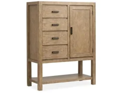 Aspen Valley Door Chest In Sierra Brown