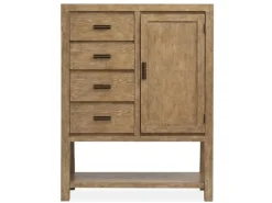 Aspen Valley Door Chest In Sierra Brown