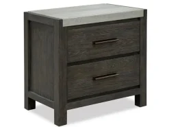 Aspen Valley Panel Bed, Dresser, Mirror & Nightstand In Sierra Brown, Queen