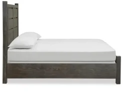 Aspen Valley Panel Bed In Sierra Brown, Queen