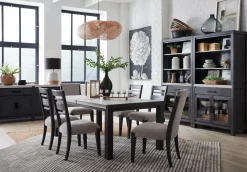 Aspen Valley Side Chair In Ravenwood Black