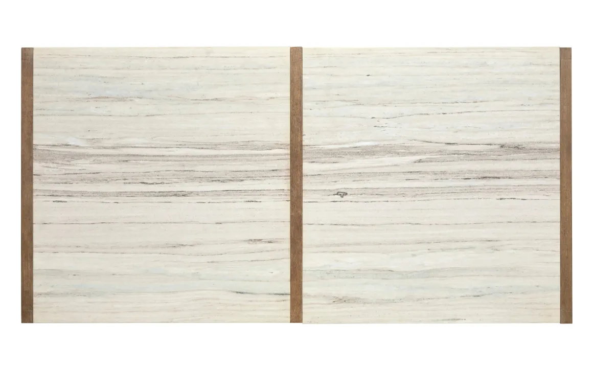 Aspen Valley Stone Top Dining Table In Sierra Brown