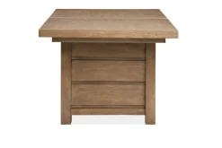 Aspen Valley Trestle Dining Table & 6 Chairs In Ravenwood Black