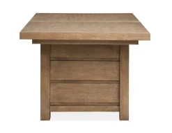 Aspen Valley Trestle Dining Table & 6 Chairs In Ravenwood Black