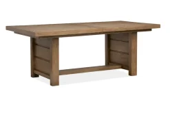 Aspen Valley Trestle Dining Table & 4 Chairs In Ravenwood Black