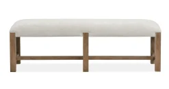 Aspen Valley Trestle Dining Table, 4 Chairs & Bench In Sierra Brown