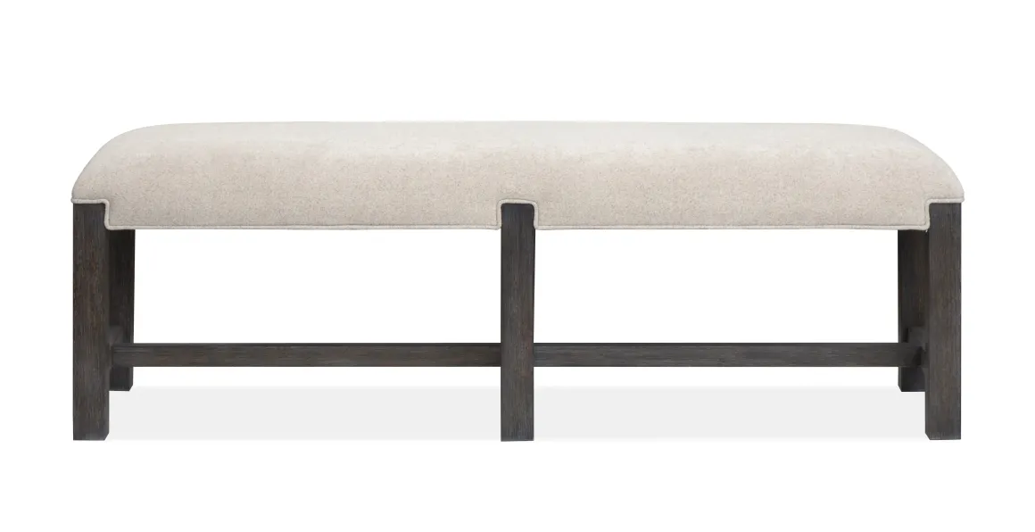 Aspen Valley Trestle Dining Table, 4 Chairs & Bench In Sierra Brown