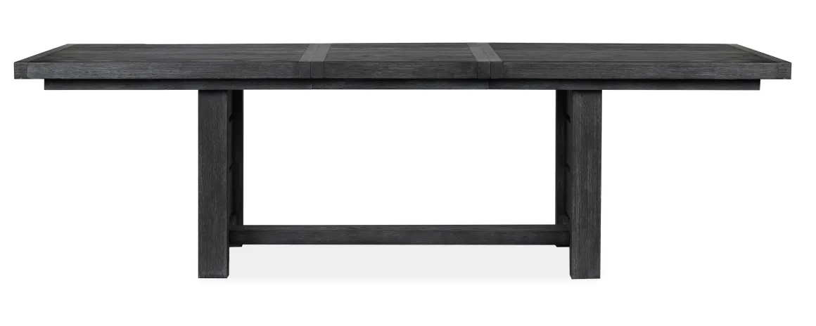 Aspen Valley Trestle Dining Table In Sierra Brown