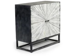 Astral 3 Door Accent Cabinet In Gray