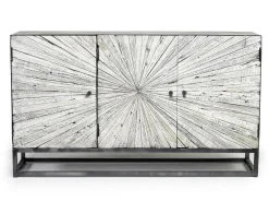 Astral 3 Door Accent Cabinet In Gray