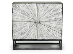 Astral 3 Door Accent Cabinet In Gray