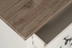 Aurora 6 Door Console In White