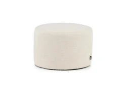 Azuza Accent Ottoman In Effie Linen