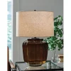 Bainmore Table Lamp In Amber