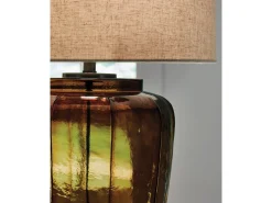 Bainmore Table Lamp In Amber