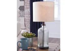 Bandile Lamp In Clear Bronze Finish